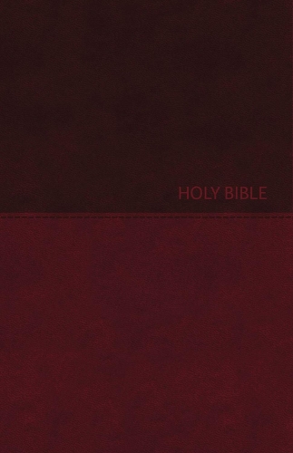 NKJV, Value Thinline Bible, Large Print, Burgundy Leathersoft... - 9780718075606